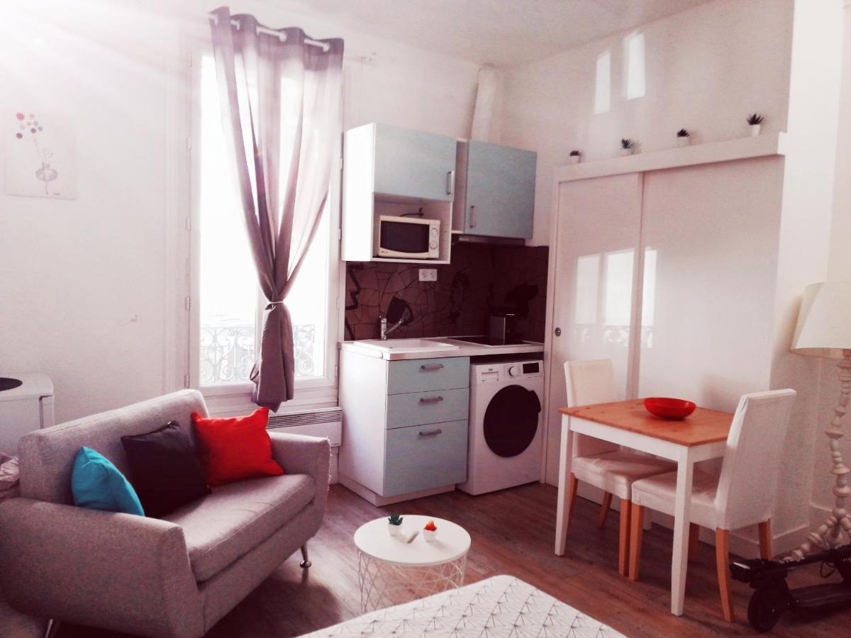 Studio Situe Dans Un Quartier Calme Et Residentiel A Montrouge A Seulement 2 Minutes Du Metro エクステリア 写真